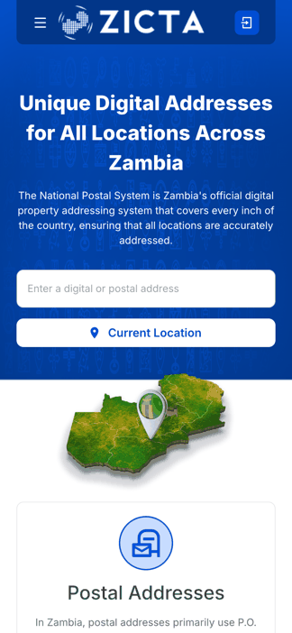 Postcodes of Zambia screenshot 1